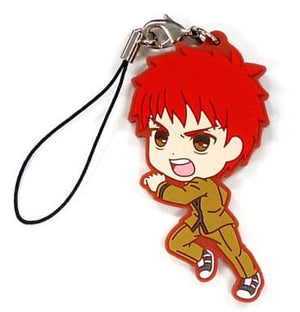 Shiro Emiya Fate/stay night Unlimited Blade Works Ichiban Kuji Rubber Charm Prize J Key Ring [USED]