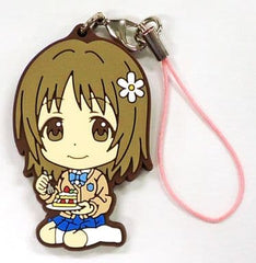Kanako Mimura THE iDOLM@STER Cinderella Girls Ichiban Kuji Rubber Charm Kyun Chara Illustrations Prize E Key Ring [USED]