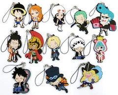 Nami, etc. One Piece Ichiban Kuji Dressrosa Battle Story Prize I All 13 Types Set Key Ring [USED]