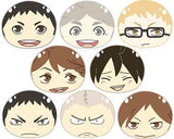 All 8 Types Set Haikyu!! Omaju Nigi Nigi Mascot 2 Key Ring [USED]