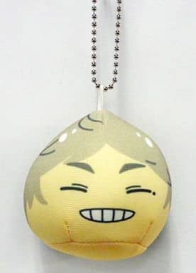 Sugawara Koshi Smile Haikyu !! Omanju Niginigi Mascot 2 AmiAmi Limited Box Purchase Bonus Key Ring  [USED]