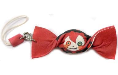 Bebe Puella Magi Madoka Magica Genuine Leather Candy Strap Puella Magi Madoka Magica Exhibition I Want to See You Again... Limited Event Venues Limited Key Ring [USED]