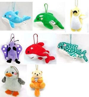 All 8 Types Set Plush Mascot Sanrio Winning Lottery Free!-Eternal Summer Winning Lottery Key Ring [USED]