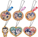 All 6 Types Set Yowamushi Pedal Grande Road Cookie Mascot Key Ring [USED]