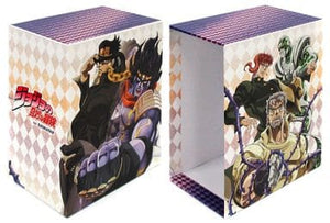 Jotaro & Joseph & Kakyoin Newly Drawn Storage Box Blu-ray JoJo's Bizarre Adventure Stardust Crusaders First Limited Edition Vol.1 - 6 Animate Linked Purchase Bonus Storage BOX [USED]