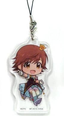 Mio Honda THE iDOLM@STER Cinderella Girls Ichiban Kuji Project ST@RT!! Acrylic Strap Kyun Chara Illustrations Prize H Key Ring [USED]