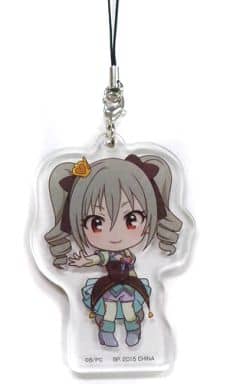 Ranko Kanzaki THE iDOLM@STER Cinderella Girls Ichiban Kuji Project ST@RT!! Acrylic Strap Kyun Chara Illustrations Prize H Key Ring [USED]