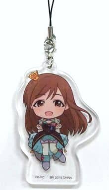 Nittta Minami THE iDOLM@STER Cinderella Girls Ichiban Kuji Project ST@RT!! Acrylic Strap Kyun Chara Illustrations Prize H Key Ring [USED]