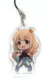 Anzu Futaba THE iDOLM@STER Cinderella Girls Ichiban Kuji Project ST@RT!! Acrylic Strap Kyun Chara Illustrations Prize H Key Ring [USED]