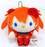 Asuka Shikinami Langley Evangelion X Hello Kitty Mascot Key Ring [USED]