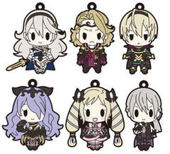 Marks, etc. Fire Emblem Fates D4 Rubber Keychain Collection Vol.2 All 6 Types Set Key Ring [USED]