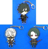 All 3 Types Set Pukyutto Acrylic Keychain Vol.1 Touken Ranbu -ONLINE- Key Ring [USED]