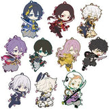 All 10 Types Set Toys Works Collection Niiten Gomu! Touken Ranbu -ONLINE- Round 1 Key Ring [USED]