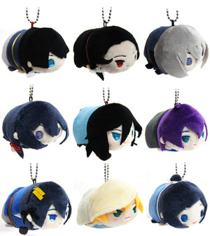 All 9 Types Set Touken Ranbu -ONLINE- Mochi Mochi Mascot vol.1 Key Ring [USED]