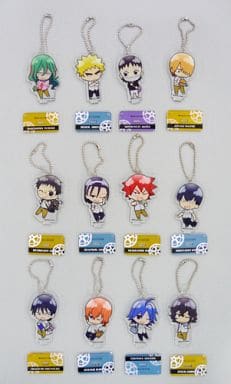 All 12 Types Set Yowamushi Pedal Grande Road Stand Keychain Key Ring [USED]