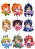 All 9 Types Set Love Live! M’s Hand-tied Deformed Keychain Key Ring [USED]