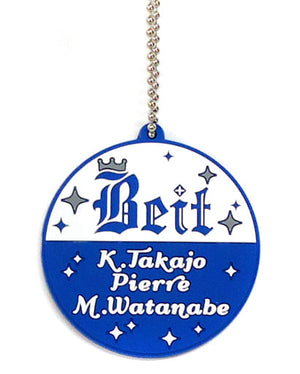 Beit THE iDOLM@STER SideM Ichiban Kuji Logo Rubber Strap 2nd Prize Key Ring [USED]