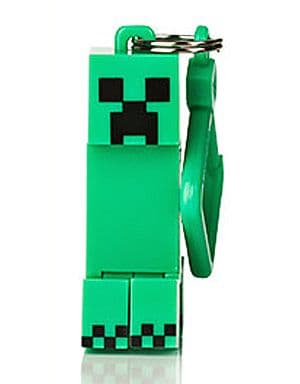 Creeper Minecraft Hanger Figure Series 1 Key Ring [USED]