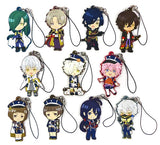 Tsurumaru Kuninaga Touken Ranbu -online- Chibi Toukendanshi Rubber Strap Collection 2nd All 11 Types Set Procket Key Ring [USED]