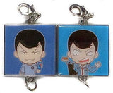 Arakita Ysutomo Metal Charm Set Kyun Chara llustrations Ichiban Kuji MINI Yowamushi Pedal Grande Road NIGHTTIME Last One Award Charm [USED]