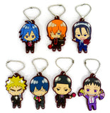 All 6 Types Set +BOX Purchase Bonus Yowamushi Pedal Grande Road Rubber Keychain Collection TMS 50th ver. Vol.2 Key Ring [USED]