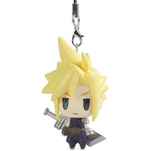 Cloud Mascot Strap Final Fantasy Key Ring [USED]