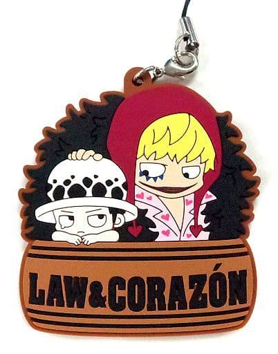 Trafalgar Law Corazon Secret One Piece Rubber Strap Collection Tarukore Part 8 Don Quixote Family Edition Event Store Limited Key Ring [USED]