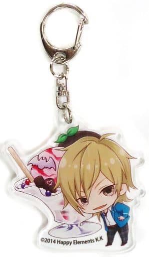 Hakaze Kaoru Ensemble Stars! x animatecafe Trading Acrylic Keychain Animate Cafe Limited Key Ring  [USED]