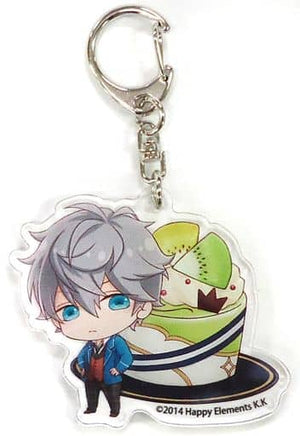 Sena Izumi Ensemble Stars! x animatecafe Trading Acrylic Keychain Animate Cafe Limited Key Ring  [USED]