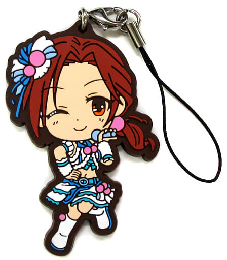 Mizuki Kawashima THE iDOLM@STER Cinderella Girls Ichiban Kuji 346 Pro Idol Festival!! 346 Pro Ver. Rubber Strap Kyun Chara Illustrations Prize J Key Ring [USED]