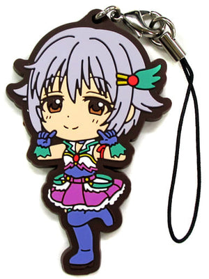 Koshimizu Sachiko THE iDOLM@STER Cinderella Girls Ichiban Kuji 346 Pro Idol Festival!! 346 Pro Ver. Rubber Strap Kyun Chara Illustrations Prize J Key Ring [USED]