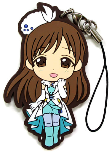Nittta Minami THE iDOLM@STER Cinderella Girls Ichiban Kuji 346 Pro Idol Festival!! Cinderella Project Ver. Rubber Strap Kyun Chara Illustrations Prize K Key Ring [USED]
