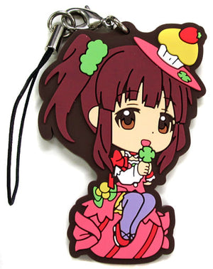 Ogata Chieri THE iDOLM@STER Cinderella Girls Ichiban Kuji 346 Pro Idol Festival!! Cinderella Project Ver. Rubber Strap Kyun Chara Illustrations Prize K Key Ring [USED]