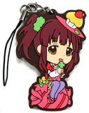 Ogata Chieri THE iDOLM@STER Cinderella Girls Ichiban Kuji 346 Pro Idol Festival!! Cinderella Project Ver. Rubber Strap Kyun Chara Illustrations Prize K Key Ring [USED]