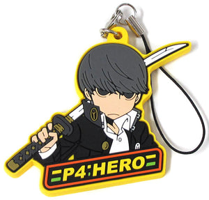 Protagonist P4 Persona Q Shadow of the Labyrinth Rubber Strap Collection Key Ring [USED]