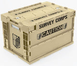 Survey Corps Folding Container TAN Color Ver. Attack on Titan Storage supplies [USED]