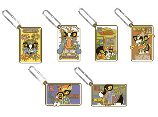 Iggy JoJo's Bizarre Adventure Rubber Mascot Iggy Bizarre Cosplay Tarot Arc Dio-Sama & Pleasant Friends All 6 Types Set Key Ring [USED]
