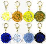 All 8 Types Set Earth Mark Collaboration Keychain Yowamushi Pedal x earth music&ecology JapanLabel Collaboration 500 Yen Lottery Key Ring [USED]