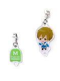 Tachibana Makoto Jersey Metal Charm Set Taito Kuji Honpo High Speed! Free! Starting Days Metal Charm Set Award Charm [USED]