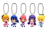 All 5 Types Set Love Live! Swing 06 Key Ring [USED]