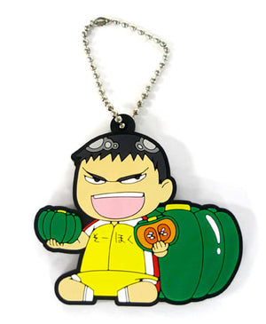 Tadokoro Jin Yowamushi Pedal Grande Road Rubber Keychain Collection Harvest Festival A set Key Ring [USED]