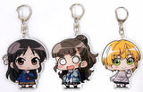 A Set Acrylic Keychain Set 3 Set THE IDOLM @ STER CINDERELLA GIRLS 3rdLIVE Cinderella's Dance Party-Power of Smile- Key Ring [USED]