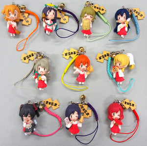 All 10 Types Set Kanda Myojin x Love Live! Figure Strap Kanda Myojin Limited Key Ring [USED]