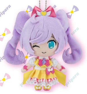 Manaka Laala PriPara Pugyutto Plush Mascot Key Ring [USED]