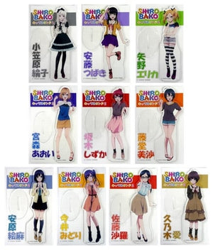 All 10 Types Set Chara Stand 2 Shirobako Acrylic Stand [USED]