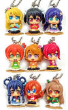 All 9 Types Set Puccho World Love Live! 2 Sensu ni Chokonto! [Charaido] Swing Mascot Key Ring [USED]