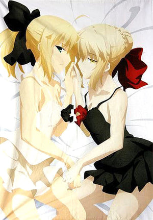 Saber & Saber Alter B0 Bath Towel Fate/stay night Towel [USED]