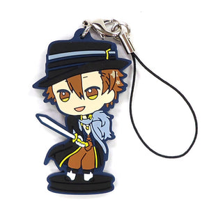 Ryunosuke Tsunashi IDOLiSH7 Ichiban Kuji Idolish7 VS Trigger Trigger Ver. Rubber Strap Black Side 7th Prize Key Ring [USED]