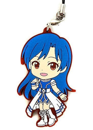 Chihaya Kisaragi THE iDOLM@STER Ichiban Kuji 10th Live 765Pro Ver. Rubber Strap 10th Live 765Pro Ver. Kyun Chara Illustrations Prize O Key Ring [USED]