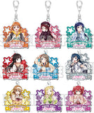 All 9 Types Set Love Live! Acrylic Traiding Key Ring Ver.3 Love Live! Sunshine!! Key Ring [USED]